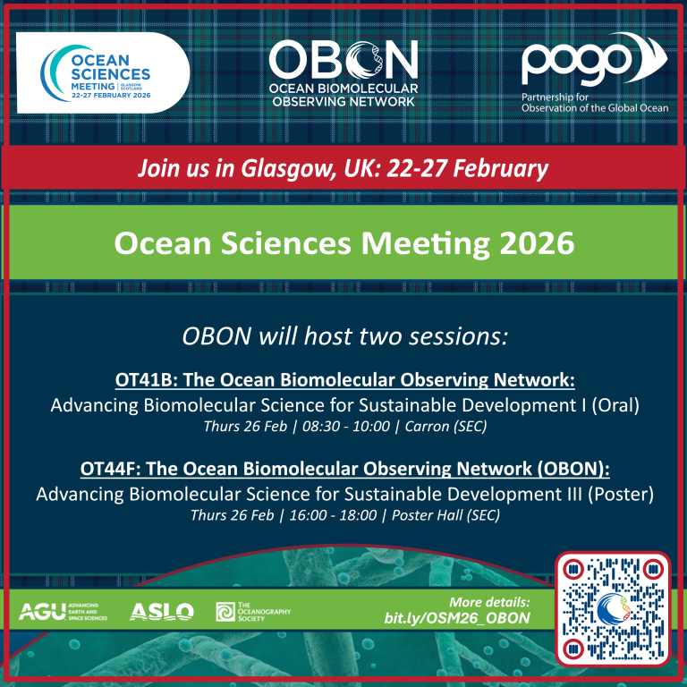 Ocean Sciences Meeting 2026 – Ocean Biomolecular Observing Network (OBON)